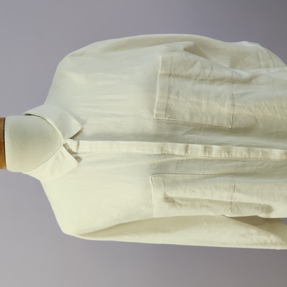 linen button up blouse - Picture 3 of 12